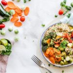 organic food on a table