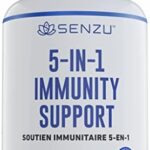 5-in-1 Daily Immune Support Supplement with Elderberry, Vitamin C, Zinc, Vitamin D 1000 IU, and Ginger - Made in Canada for Adults 27 41SIfjrogEL. AC