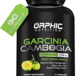 Orphic Nutrition Garcinia Cambogia: A Vegetarian-Friendly Weight Loss Supplement with 2100 MG - 90 Capsules 20 41U eTk 5pL. AC
