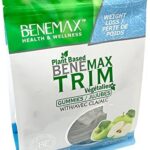 Plant-Based Benemax TRIM 120 Gummies: CLA and Apple Cider Vinegar Weight Loss Support, Gluten-Free and Stimulant-Free Formula 28 41hex3dDFDL. AC