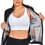 REEDBEEK Women's Sauna Suit: Ultimate Weight Loss and Fitness Sweat Suit Set for Gym Workouts 27 41oMBDgLXyL. AC