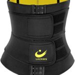 Neoprene Waist Trainer Sweat Belt for Women - Achieve Weight Loss with this Sauna Waist Cincher Girdle by LAZAWG 27 41wXoK8loIL. AC